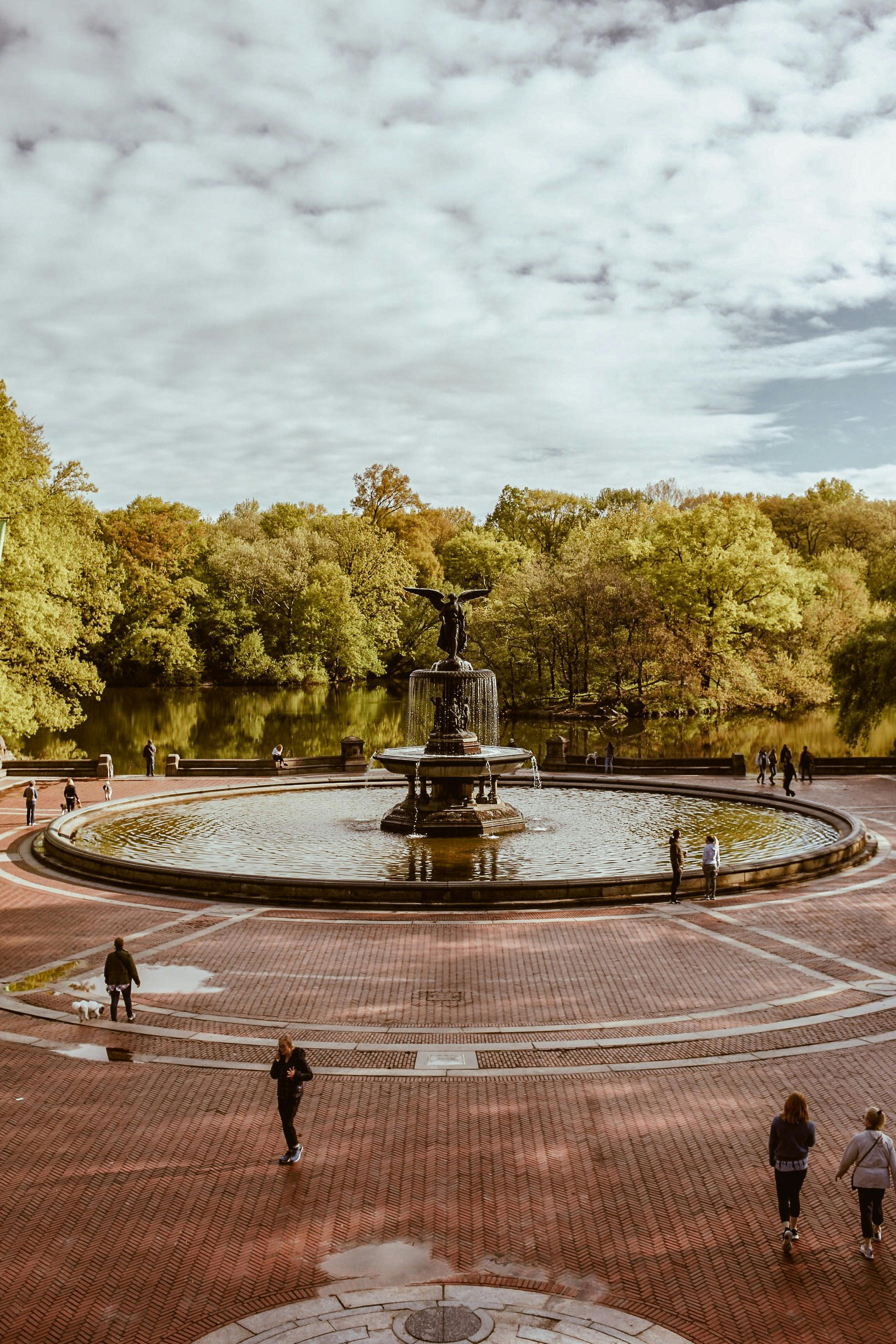 Une fontaine à Central Park, New York | Source : Pexels