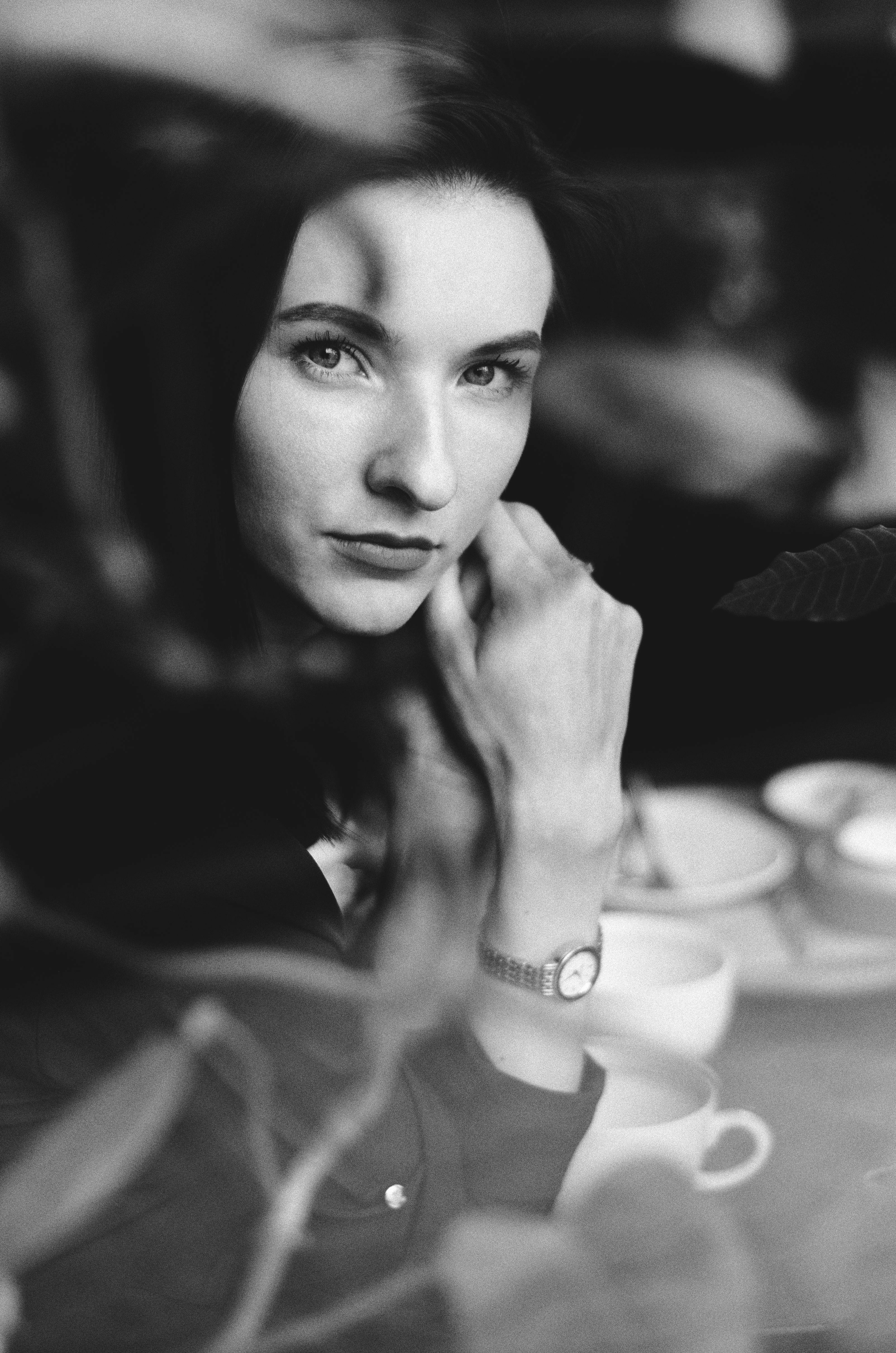 middle-aged woman face