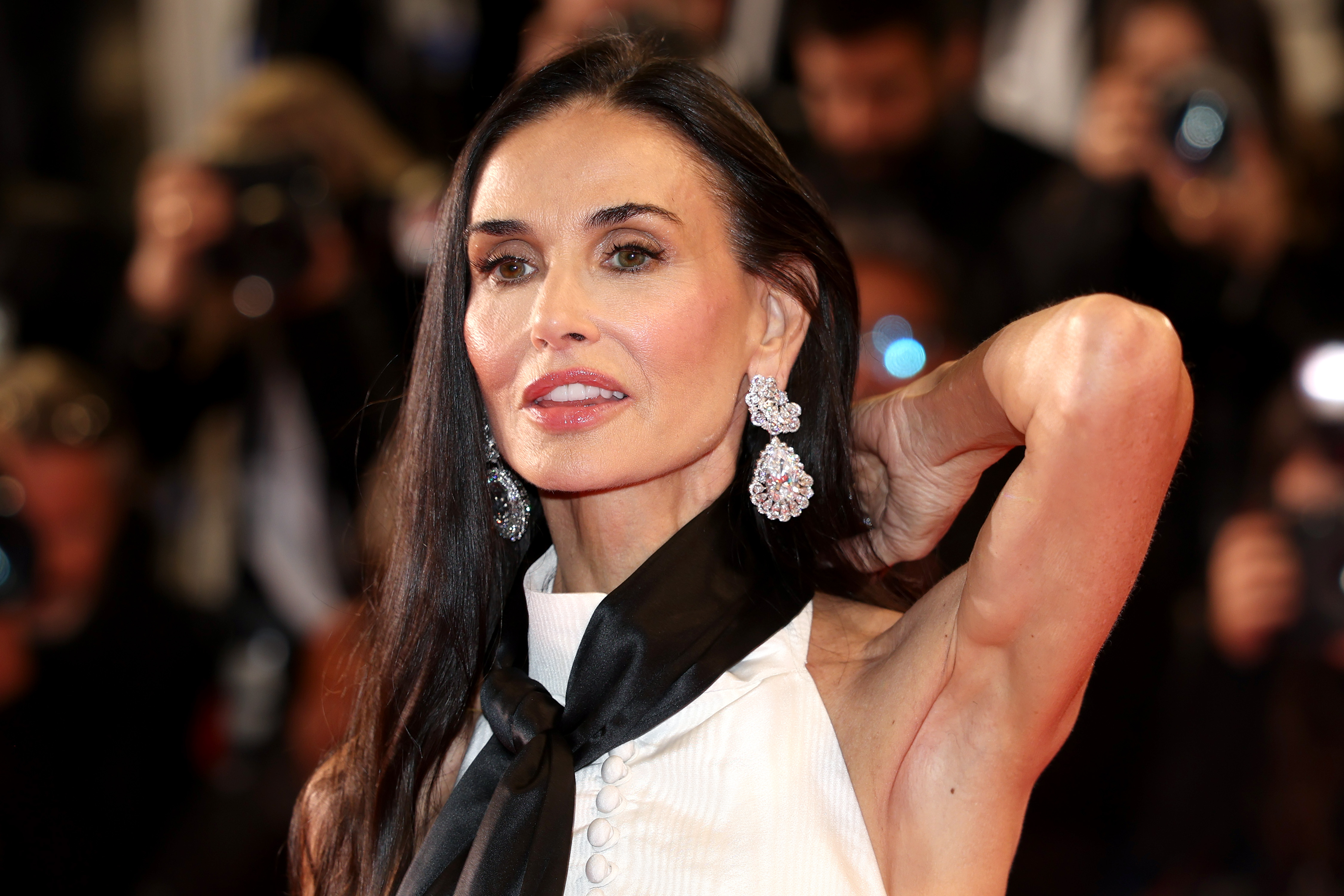 Demi Moore assiste à la projection du film « The Man I Love » dans le cadre du 79e Festival de Cannes, au Palais des Festivals, le 20 mai 2026 à Cannes, en France. | Source : Getty Images