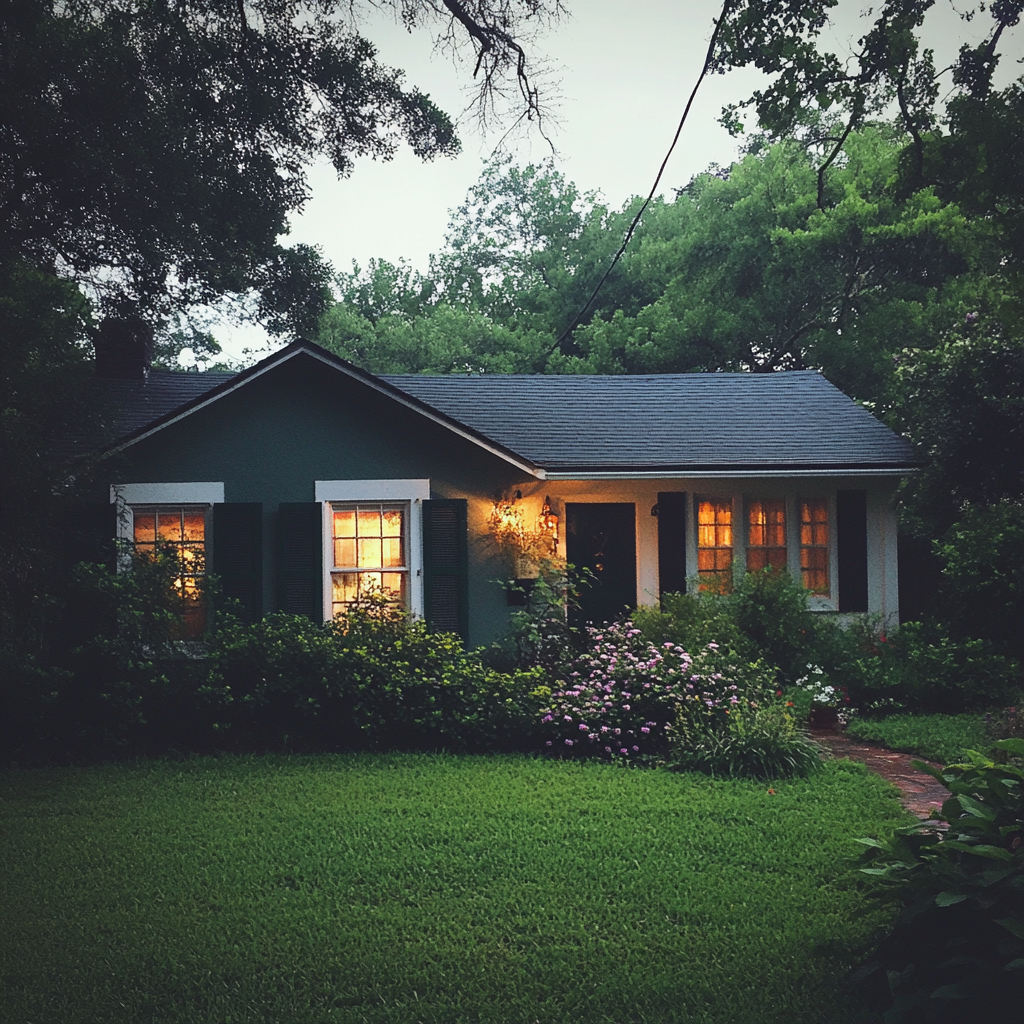 L'extérieur d'une maison | Source : Midjourney
