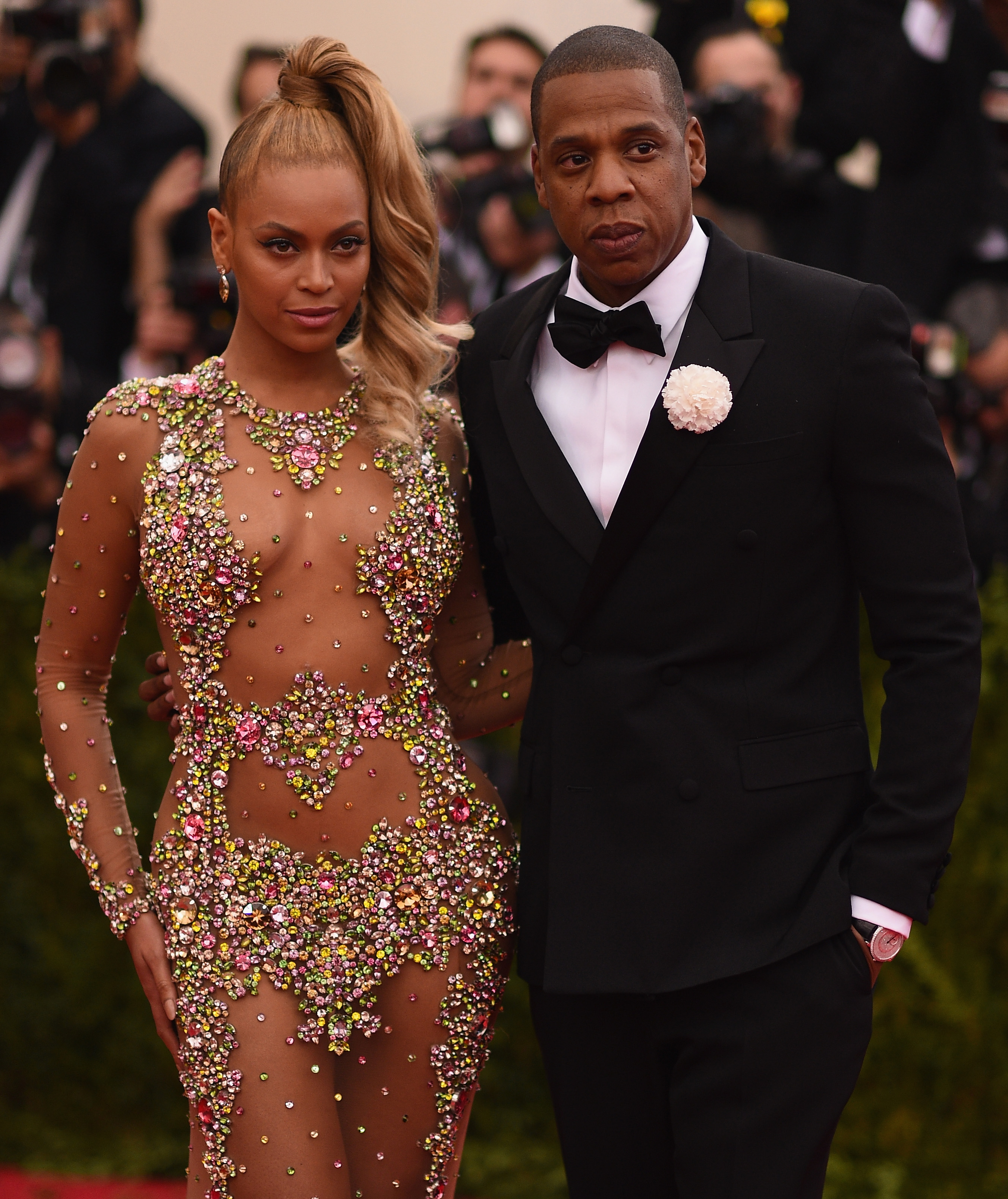 Beyoncé et Jay Z lors du gala de bienfaisance du Costume Institute "China : Through The Looking Glass", gala de bienfaisance du Costume Institute au Metropolitan Museum of Art, le 4 mai 2015, à New York. | Source : Getty Images