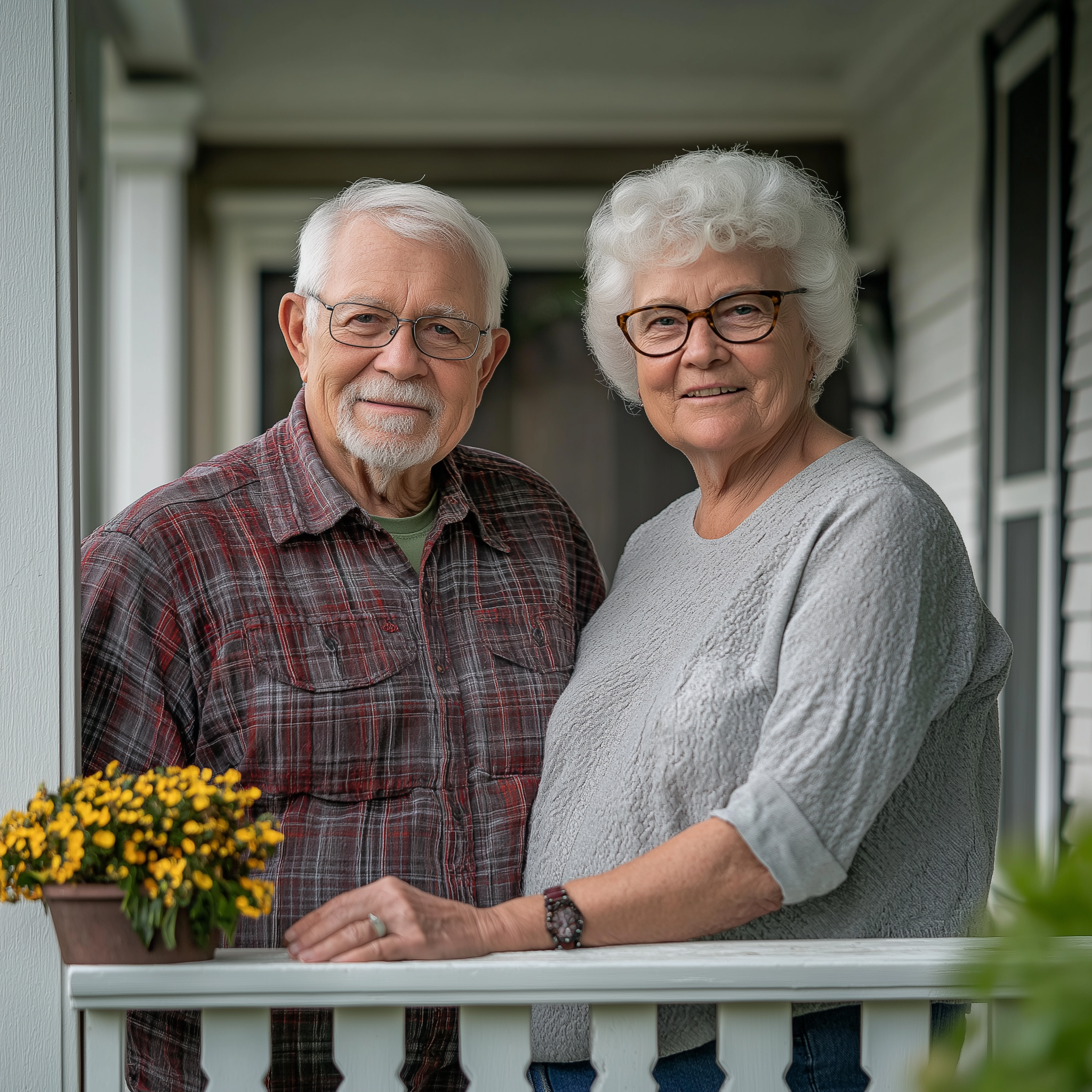 Un couple de personnes âgées | Source : Midjourney