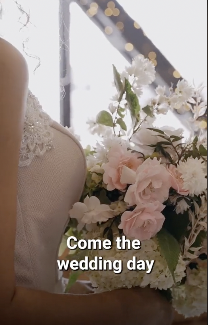 Une capture d'écran de la vidéo de Casey Costa qui détaille l'événement malheureux qui s'est produit le jour du mariage | Sourcce : tiktok/four.nine