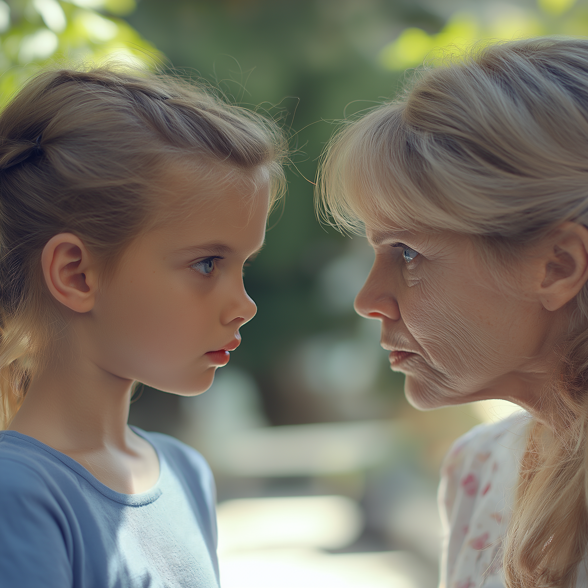 Une femme en colère contre sa fille | Source : Midjourney