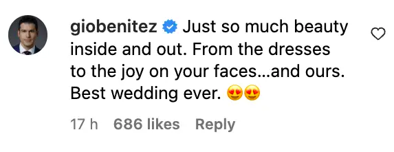 Capture d'écran d'un commentaire parlant du mariage de Robin Roberts posté le 10 septembre 2023 | Source : Instagram/robinrobertsgma