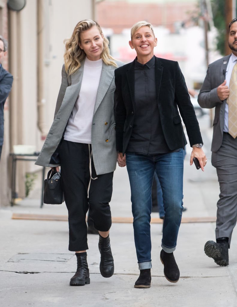 Ellen DeGeneres et Portia de Rossi. | Photo : Getty Images
