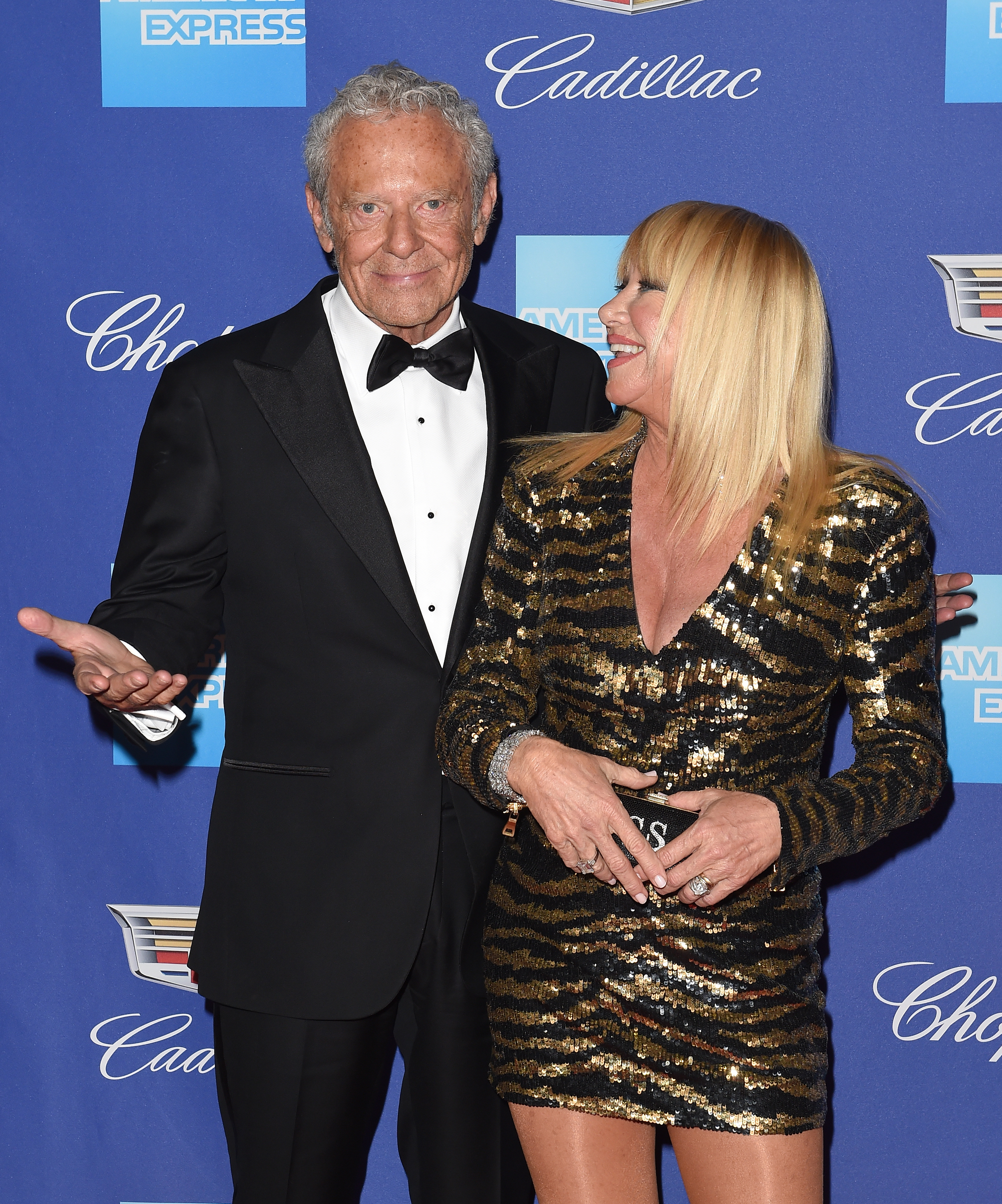 Alan Hamel et Suzanne Somers lors de la 29e remise des prix du festival international du film de Palm Springs à Palm Springs, en Californie, le 2 janvier 2018 | Source : Getty Images
