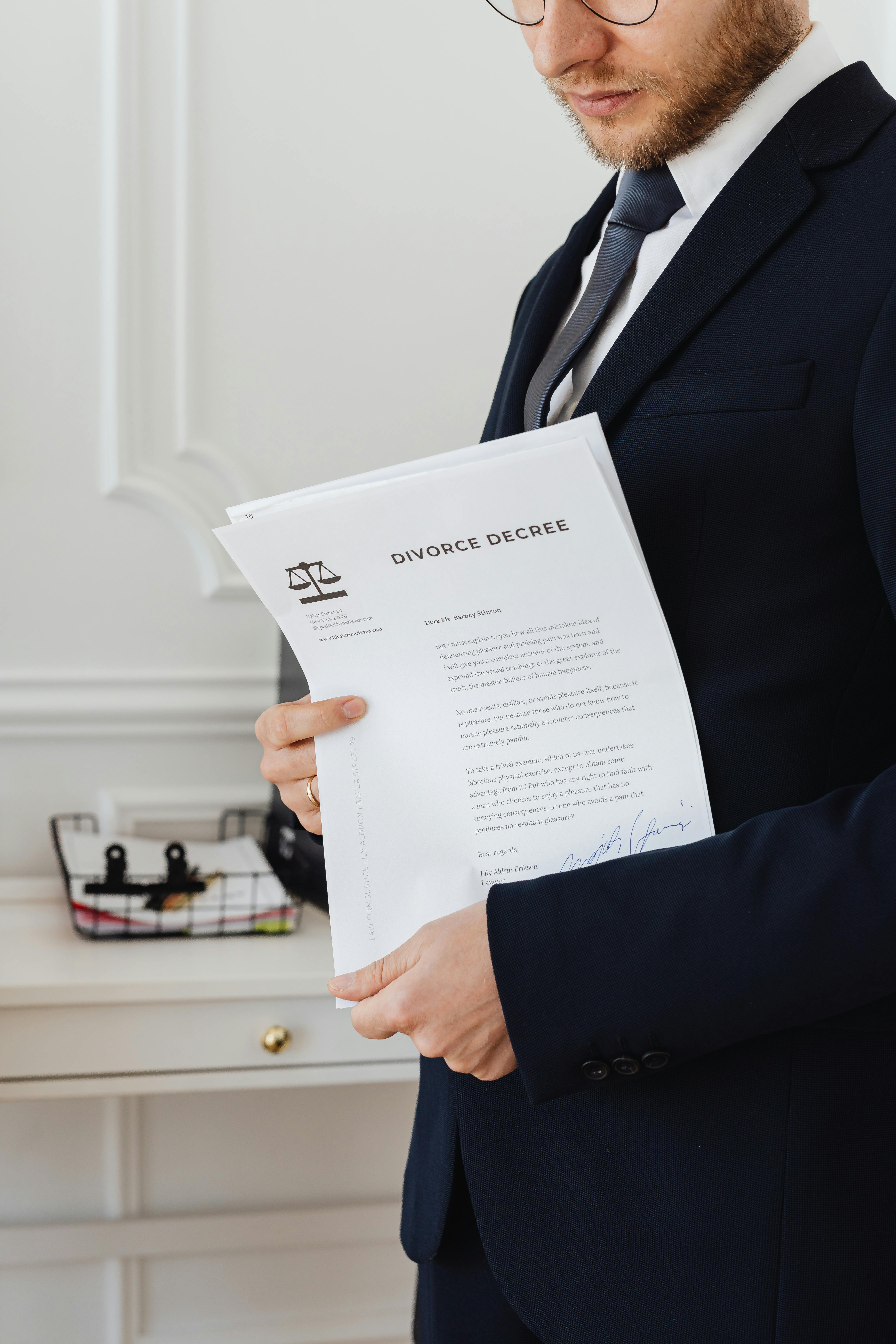 Papiers de divorce | Source : Pexels