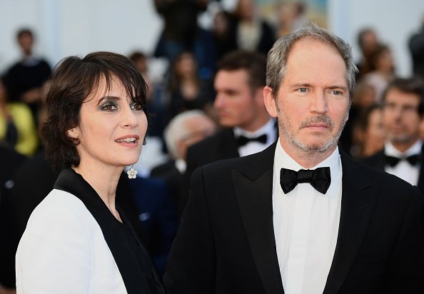 Geraldine Pailhas et Christopher Thompson au Palais des Festivals le 13 mai 2018 à Cannes, France. | Photo : Getty Images
