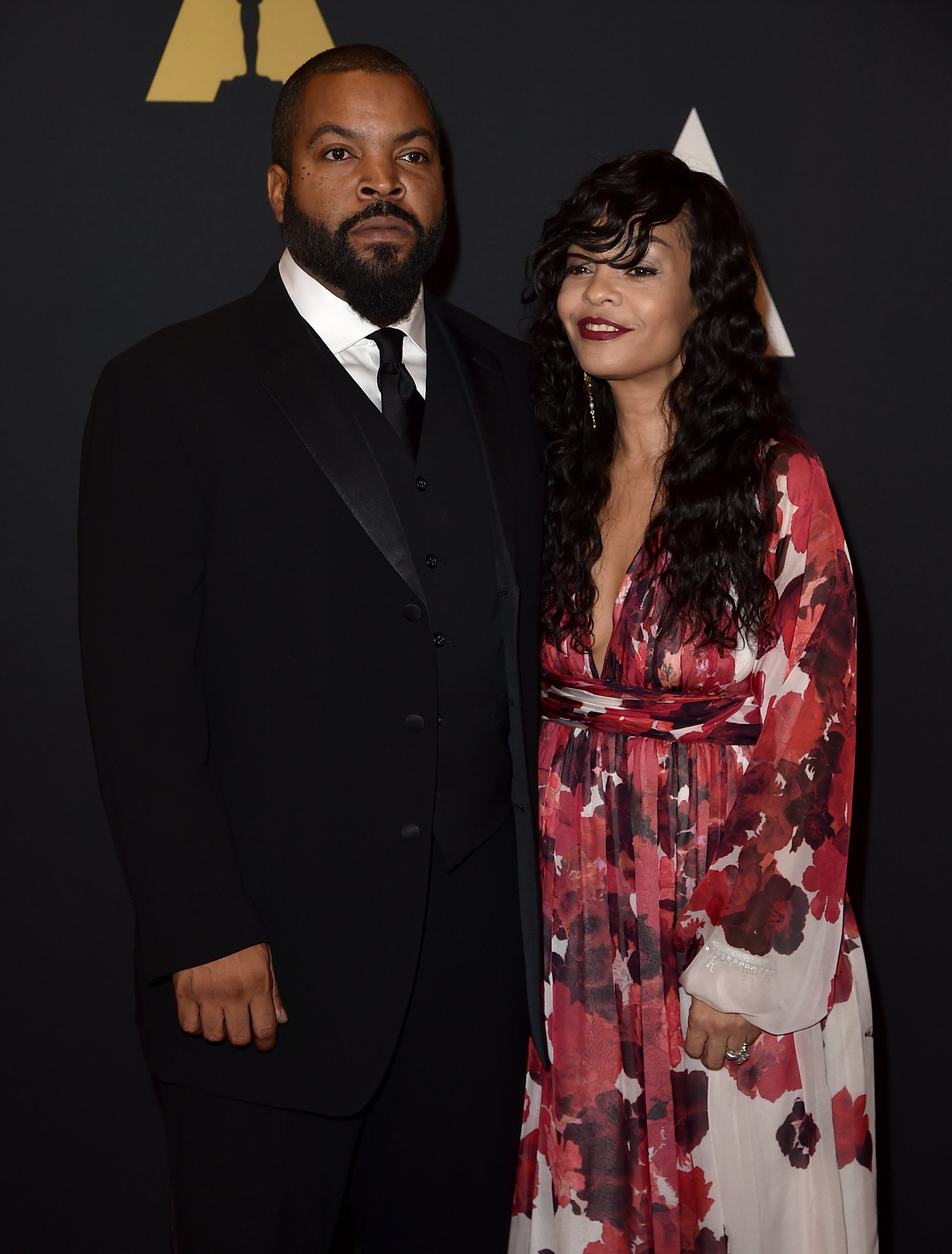 Ice Cube et Kimberly Woodruff à Hollywood & Highland Center le 14 novembre 2015 à Hollywood, Californie |  Source : Getty Images