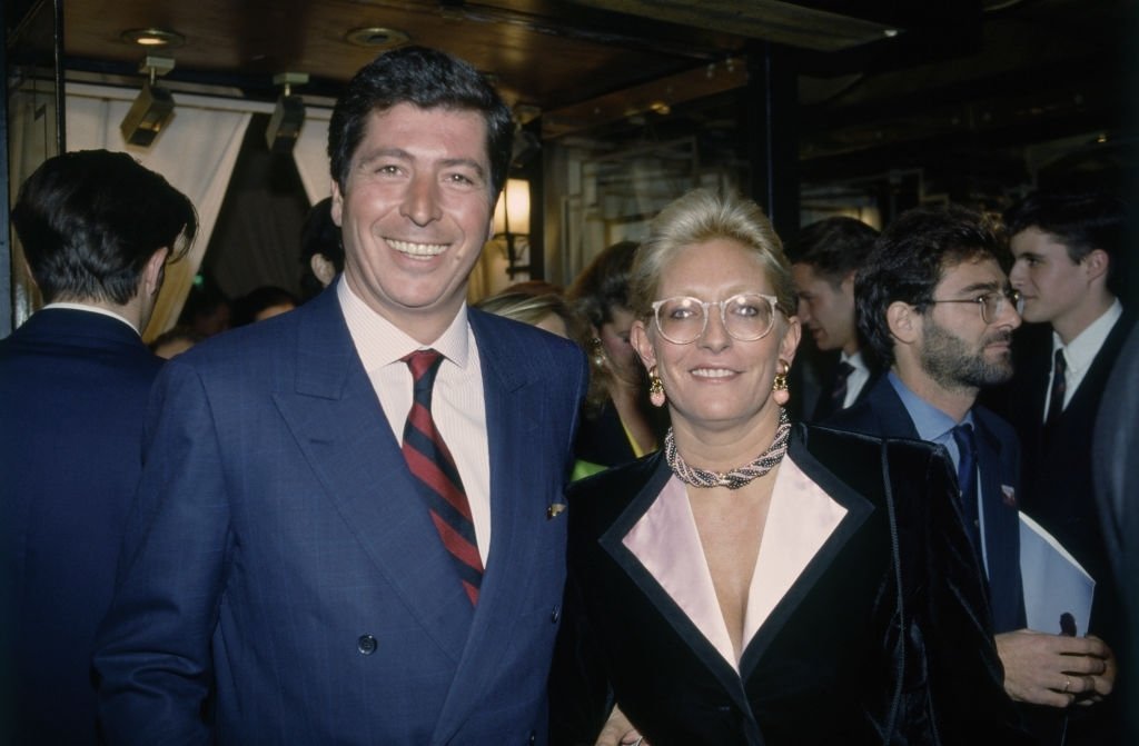 L'homme politique Patrick Balkany et sa femme Isabelle Balkany assistent à la soirée de Botero au Fouquet's, à Paris, le 20 octobre 1992. | Photo : Getty Images