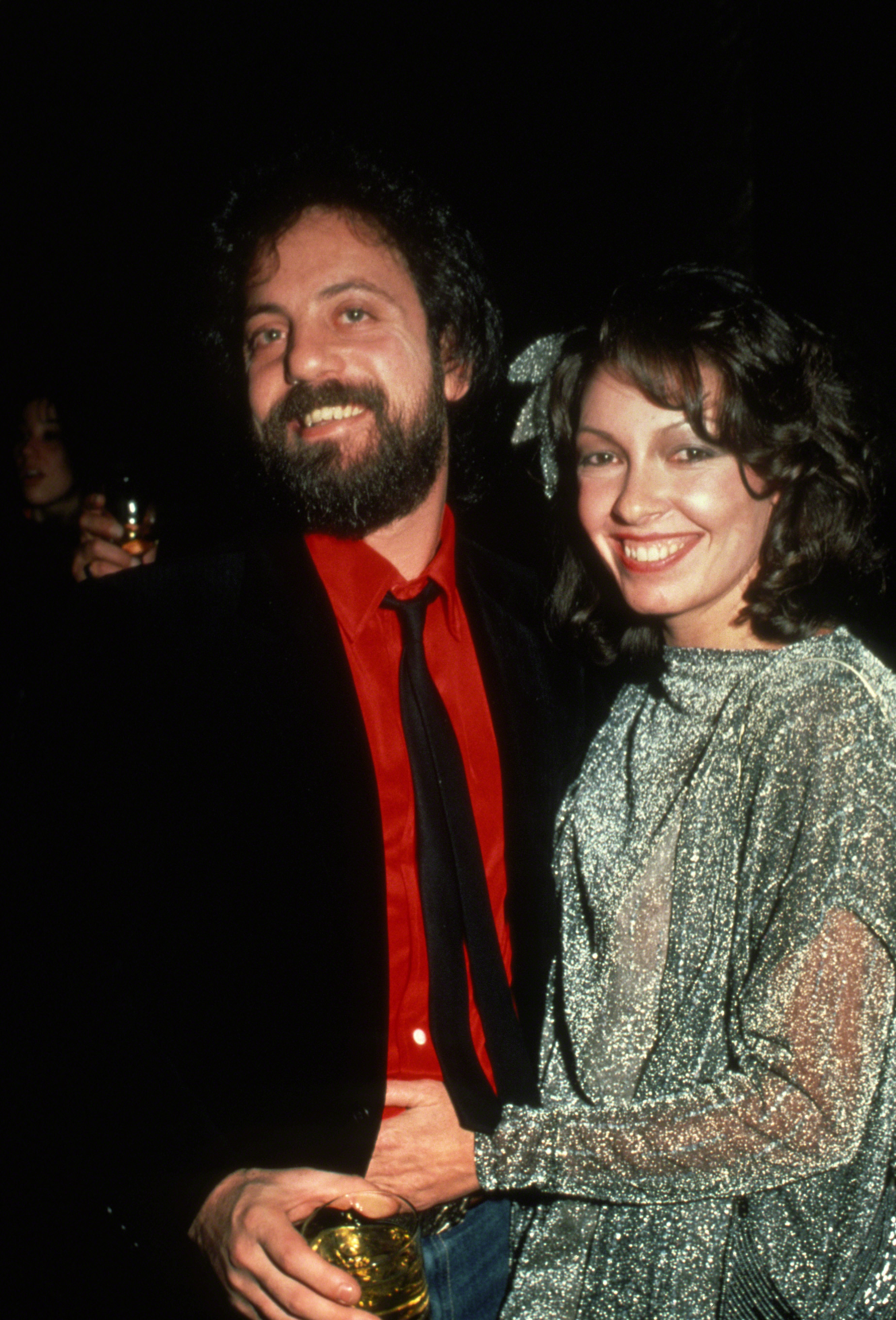 Billy Joel et Elizabeth Weber vers 1981 à New York | Source : Getty Images