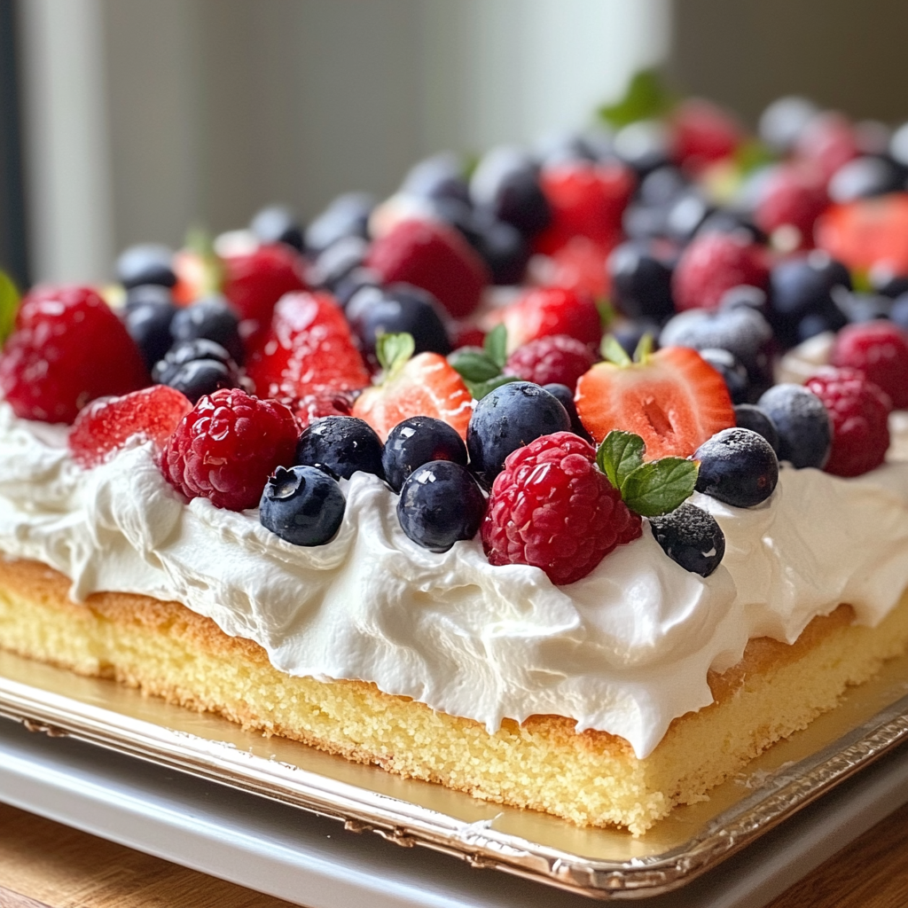 Gros plan sur un gâteau | Source : Midjourney