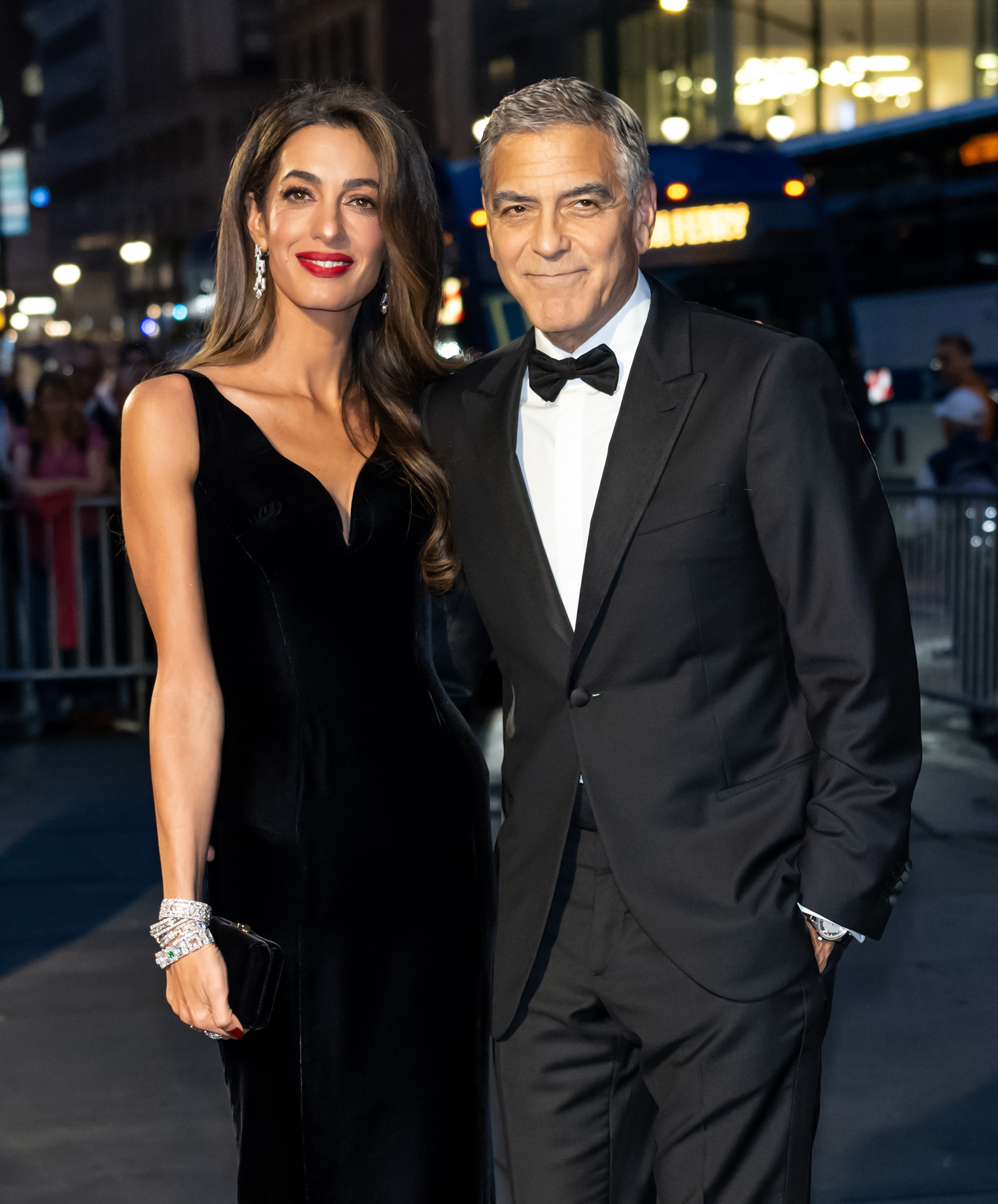 Amal et George Clooney à The Albies | Source : Getty Images