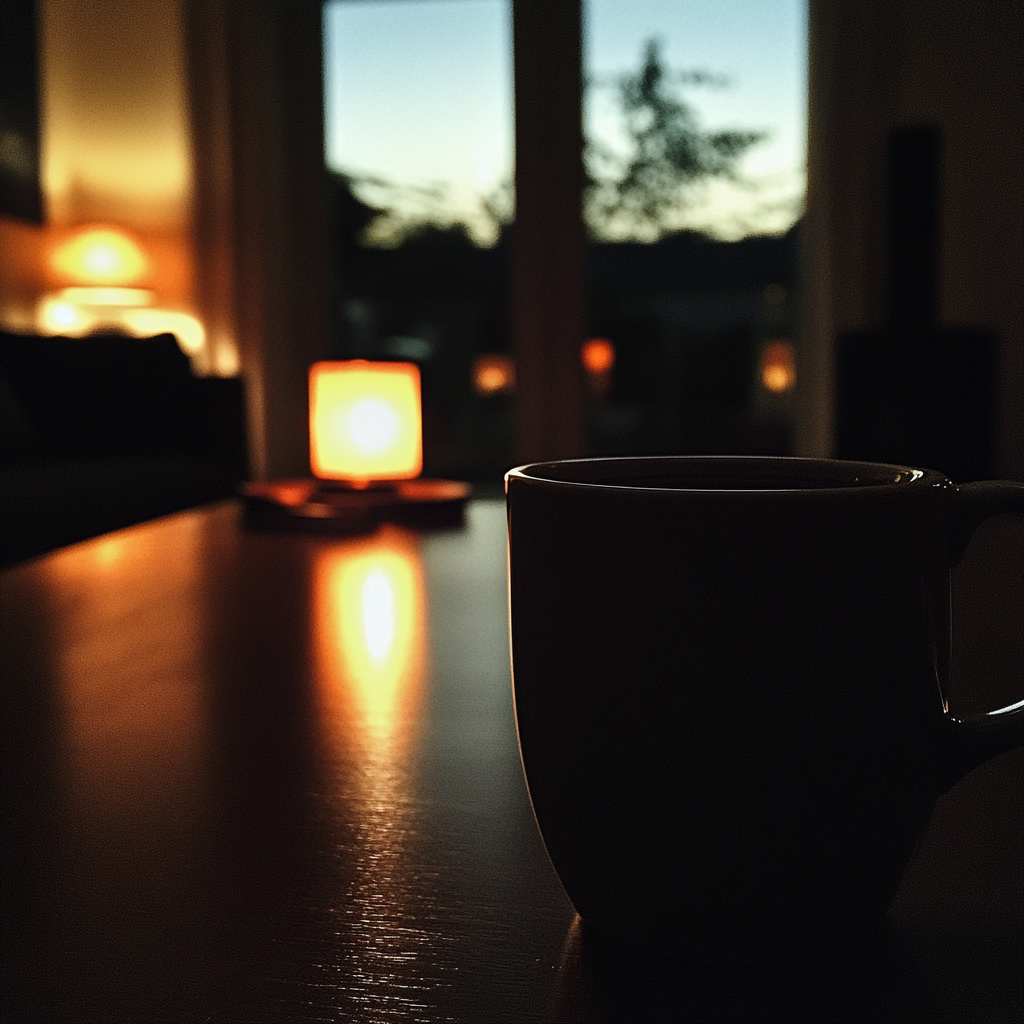 Une tasse sur une table basse | Source : Midjourney