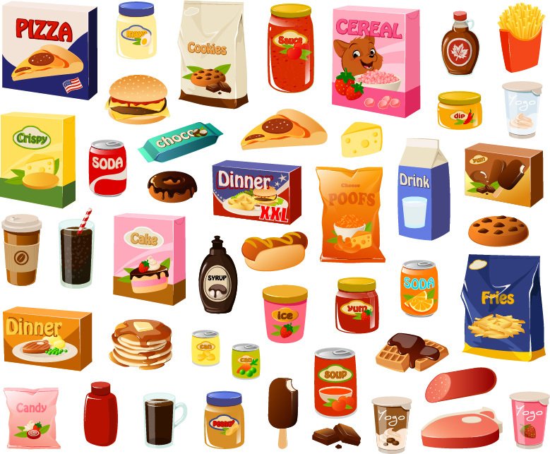 Une variété d’aliments transformés. | Shutterstock