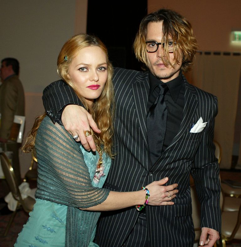Johnny Depp et Vanessa Paradis, à Beverly Hills, en Californie. | Source : Getty Images