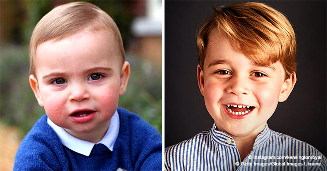 Le prince Louis ressemble trait pour trait à son frère George dans des photos d'anniversaire