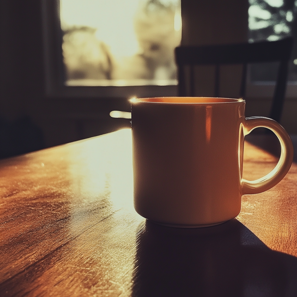 Une tasse sur une table | Source : Midjourney