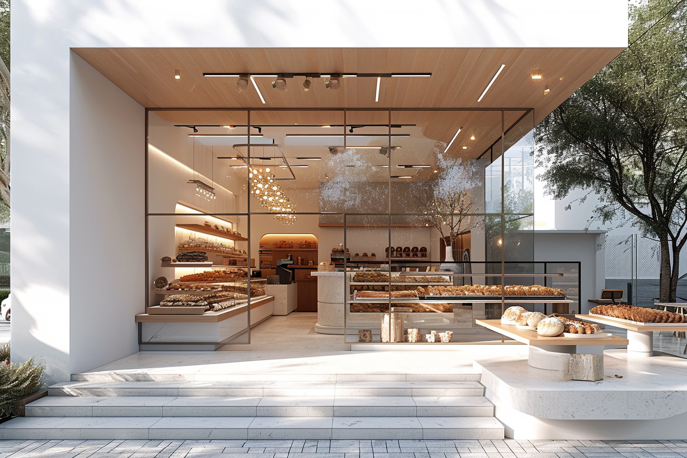 Une boulangerie de luxe | Source : Midjourney