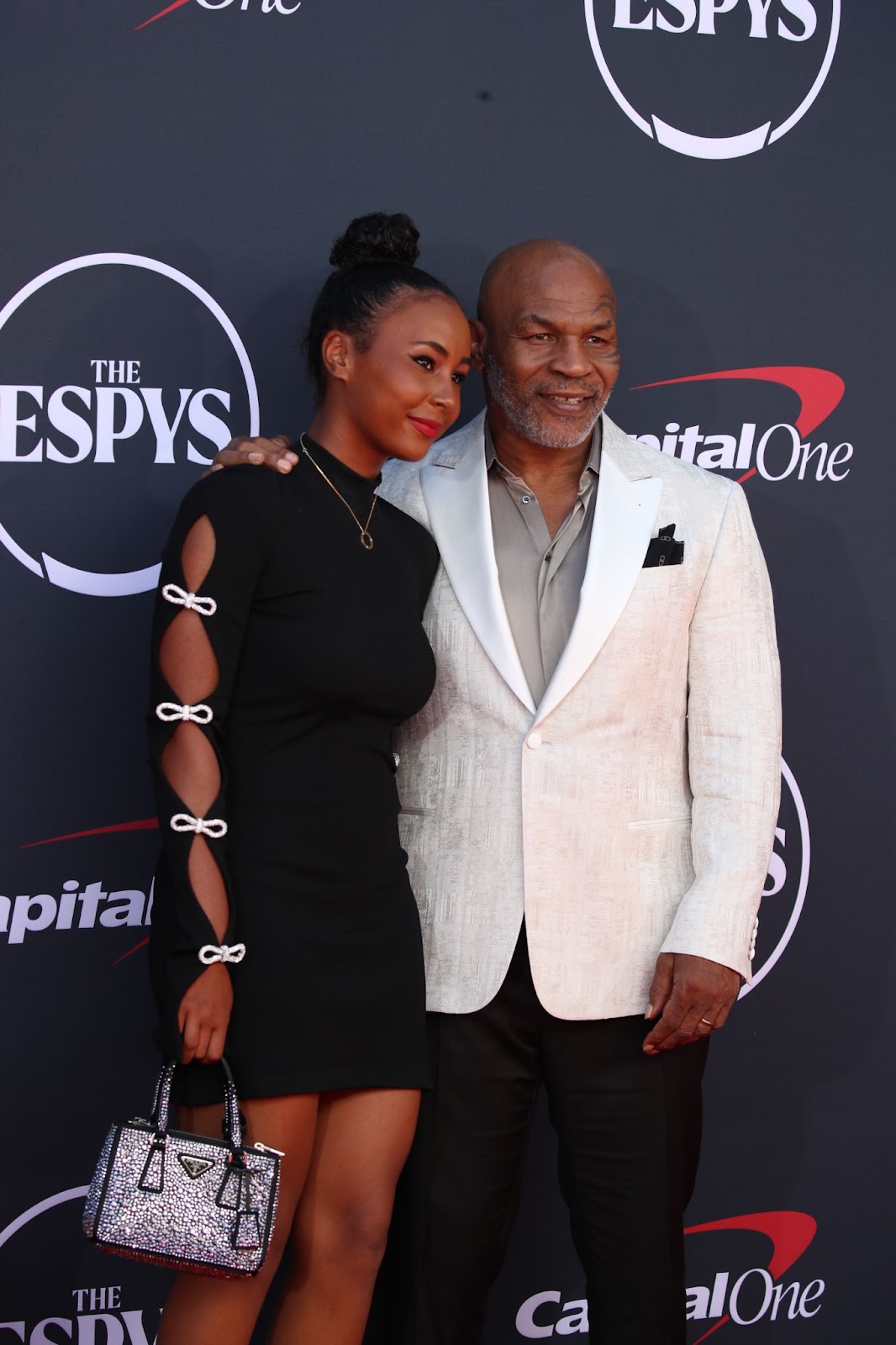 Mike et Milan Tyson lors de la remise des prix ESPY 2023 à Hollywood. | Source : Getty Images