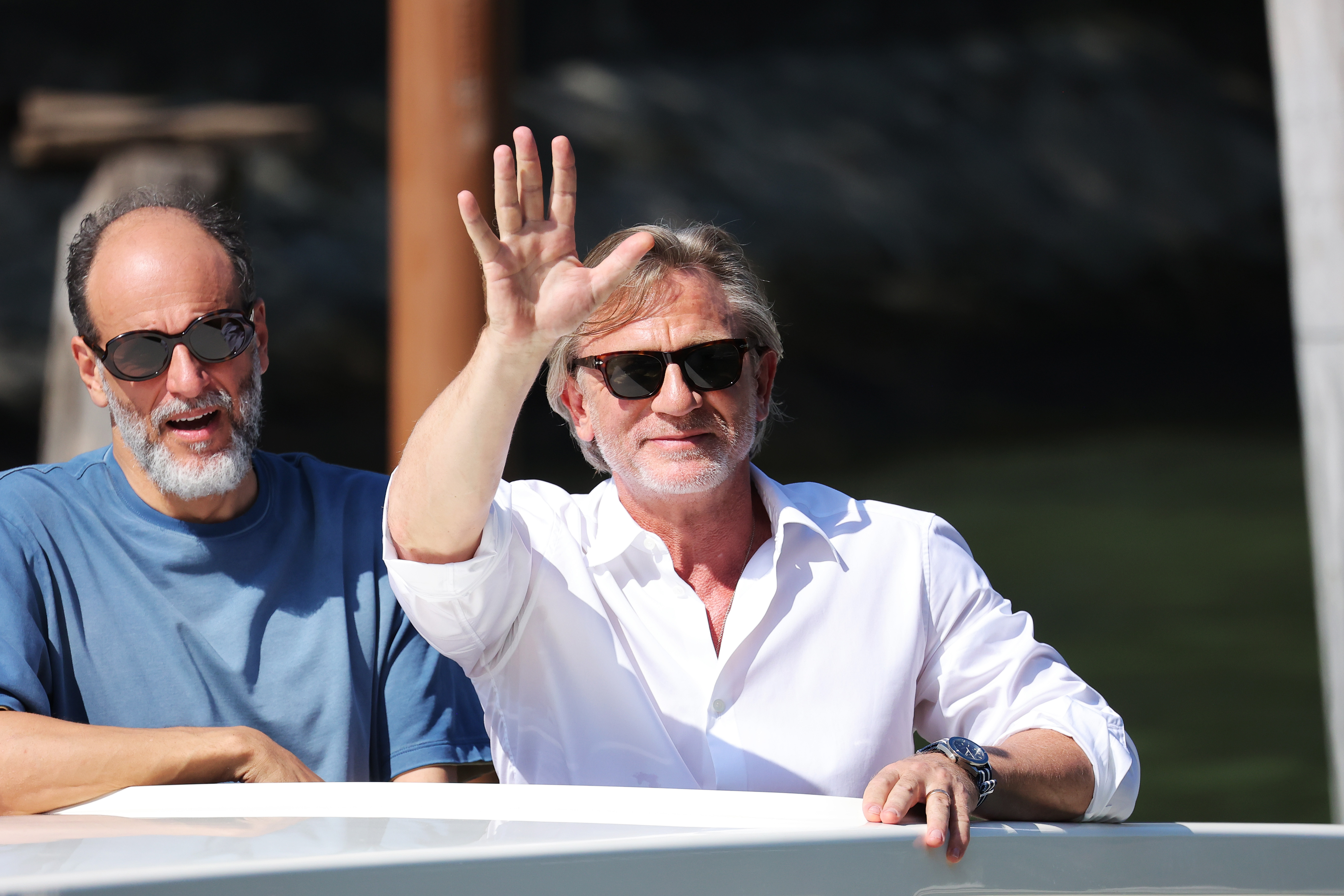 Luca Guadagnino and Daniel Craig le 03 septembre 2024, à Venise, en Italie | Source : Getty Images