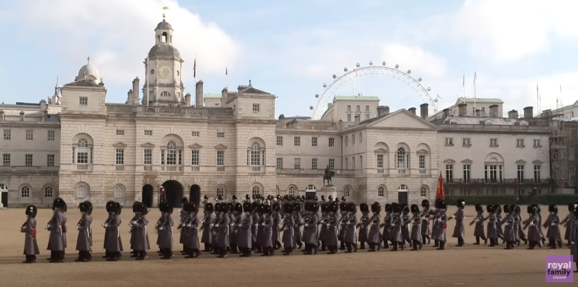 Cérémonie de Horse Guards Parade à Londres pour accueillir les royaux qataris postée le 3 décembre 2024 | Source : YouTube/@royalchannel