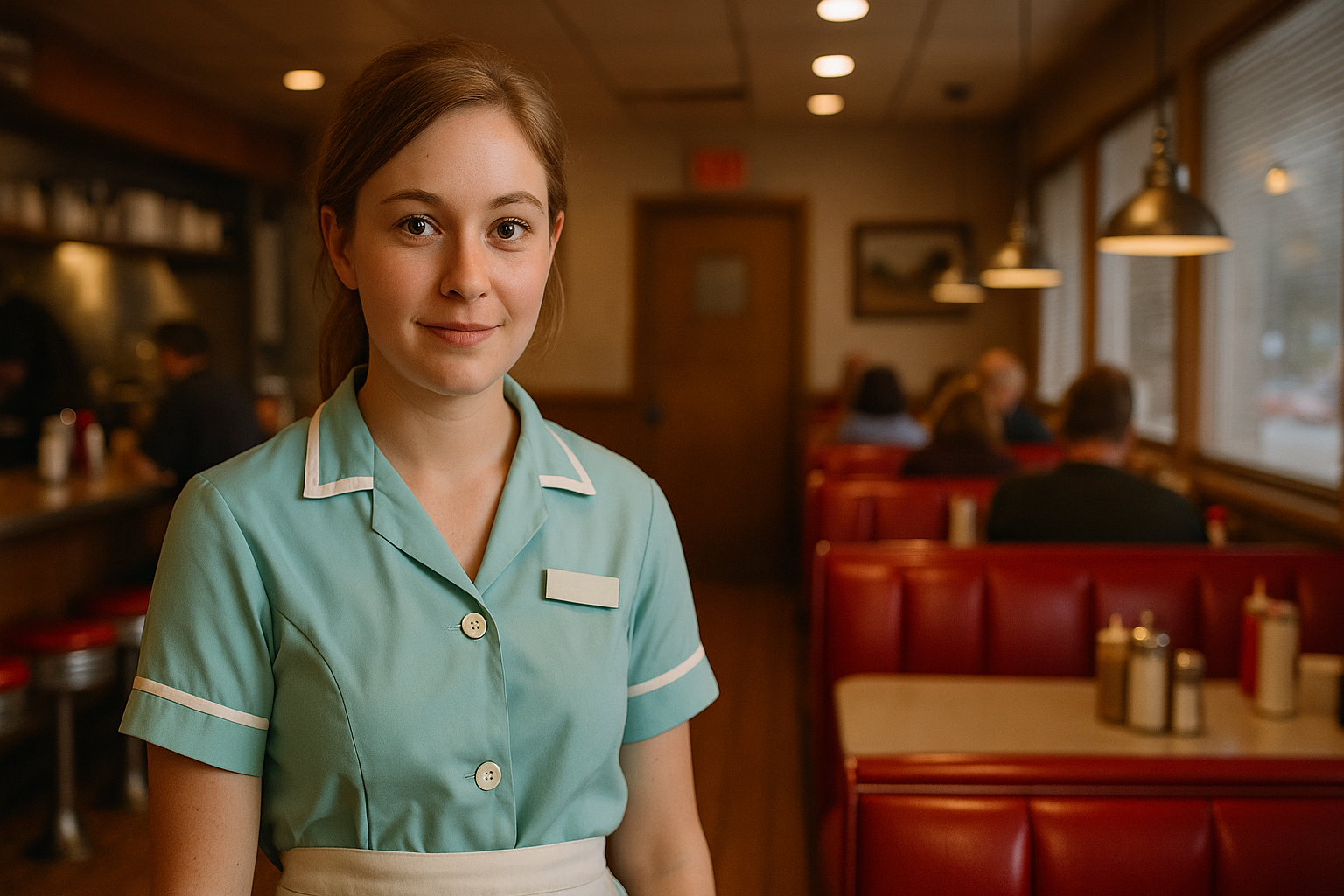 Une serveuse dans un restaurant | Source : Sora