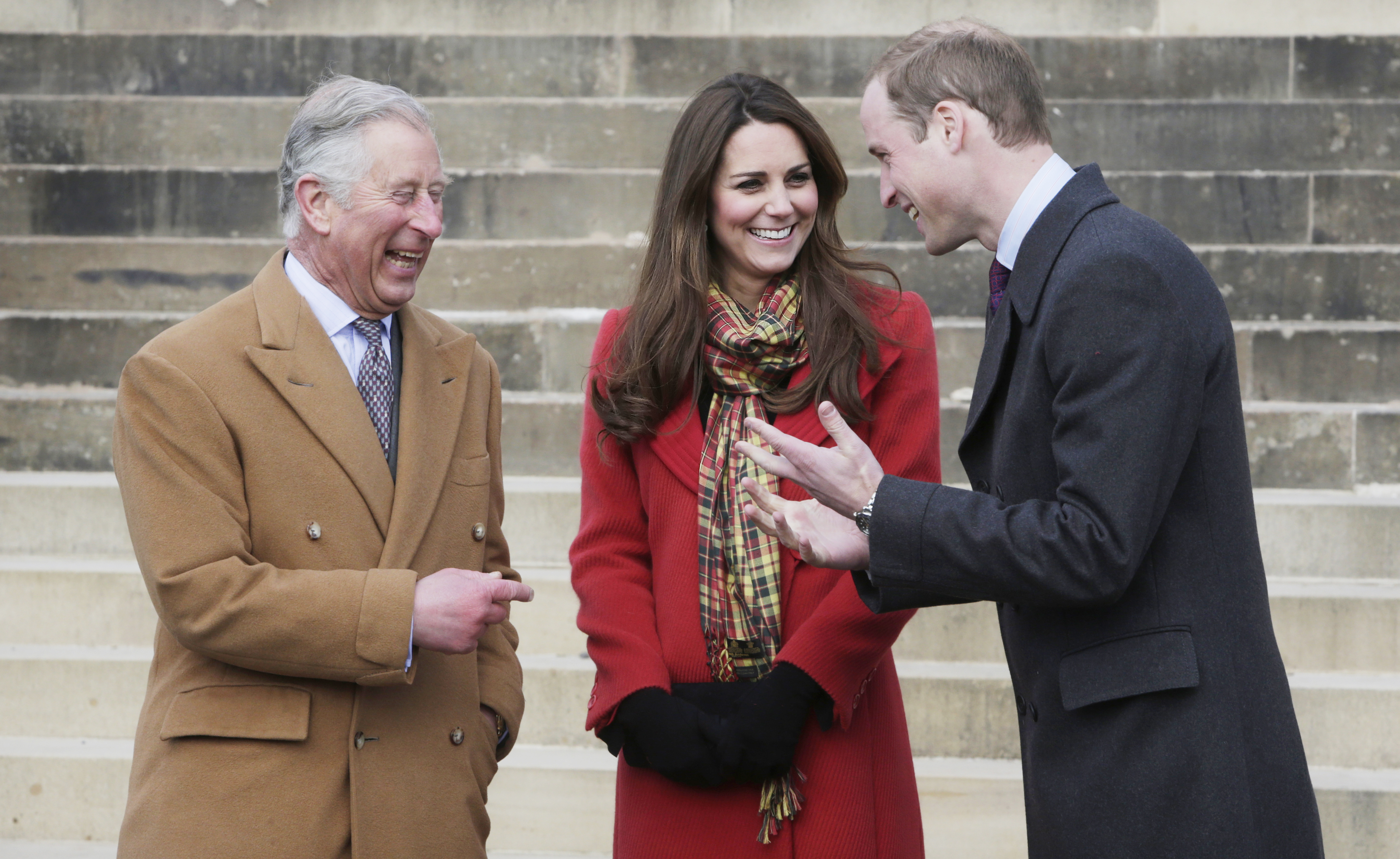 Le roi Charles III, le prince William et la princesse de Galles, Kate en Écosse en 2013 | Source : Getty Images