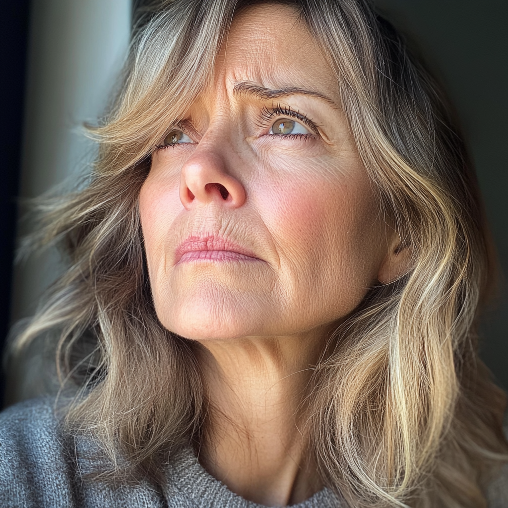 Une femme âgée bouleversée | Source : Midjourney