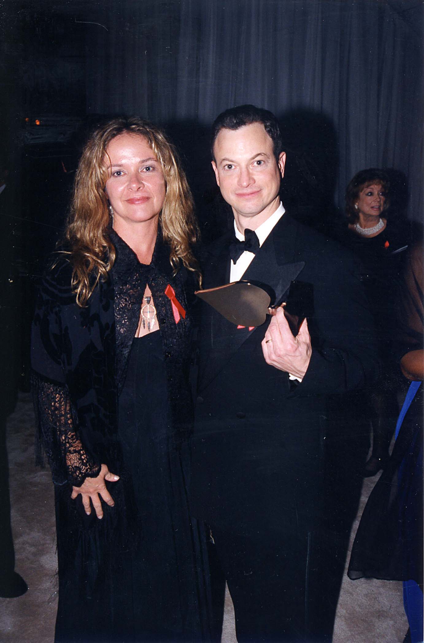 Gary Sinise et sa femme Moira Harris lors des Cable ACE Awards 1997 à Los Angeles, Californie | Source : Getty Images