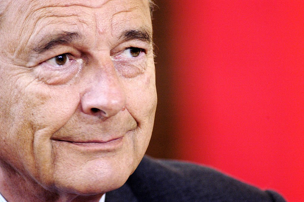 Jacques Chirac le 7 novembre 2002 à Rome en Italie. l Source : Getty Images
