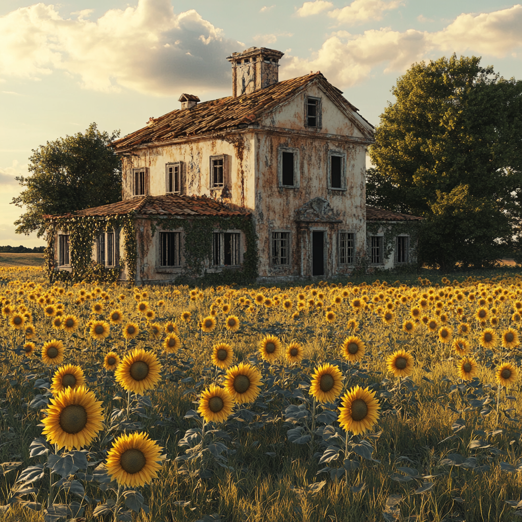 Un bâtiment abandonné | Source : Midjourney