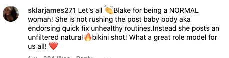 Commentaires sur Blake Lively | Source : Instagram.com/blakelively