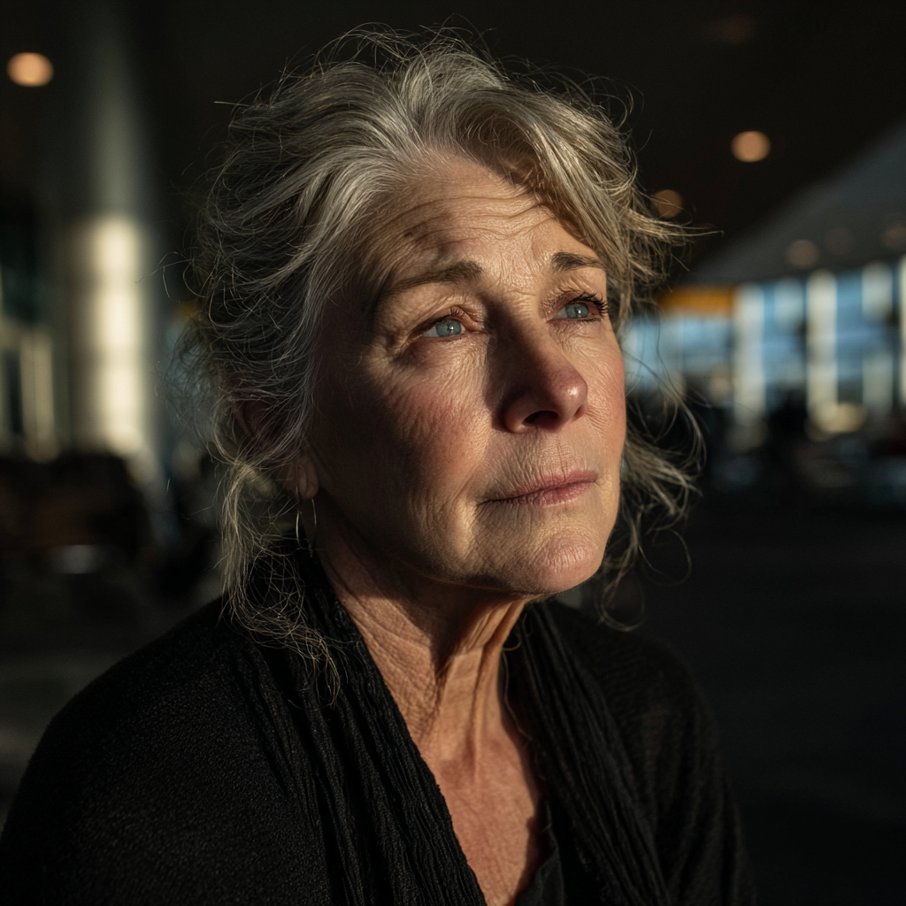 Une femme âgée émotive | Source : Midjourney