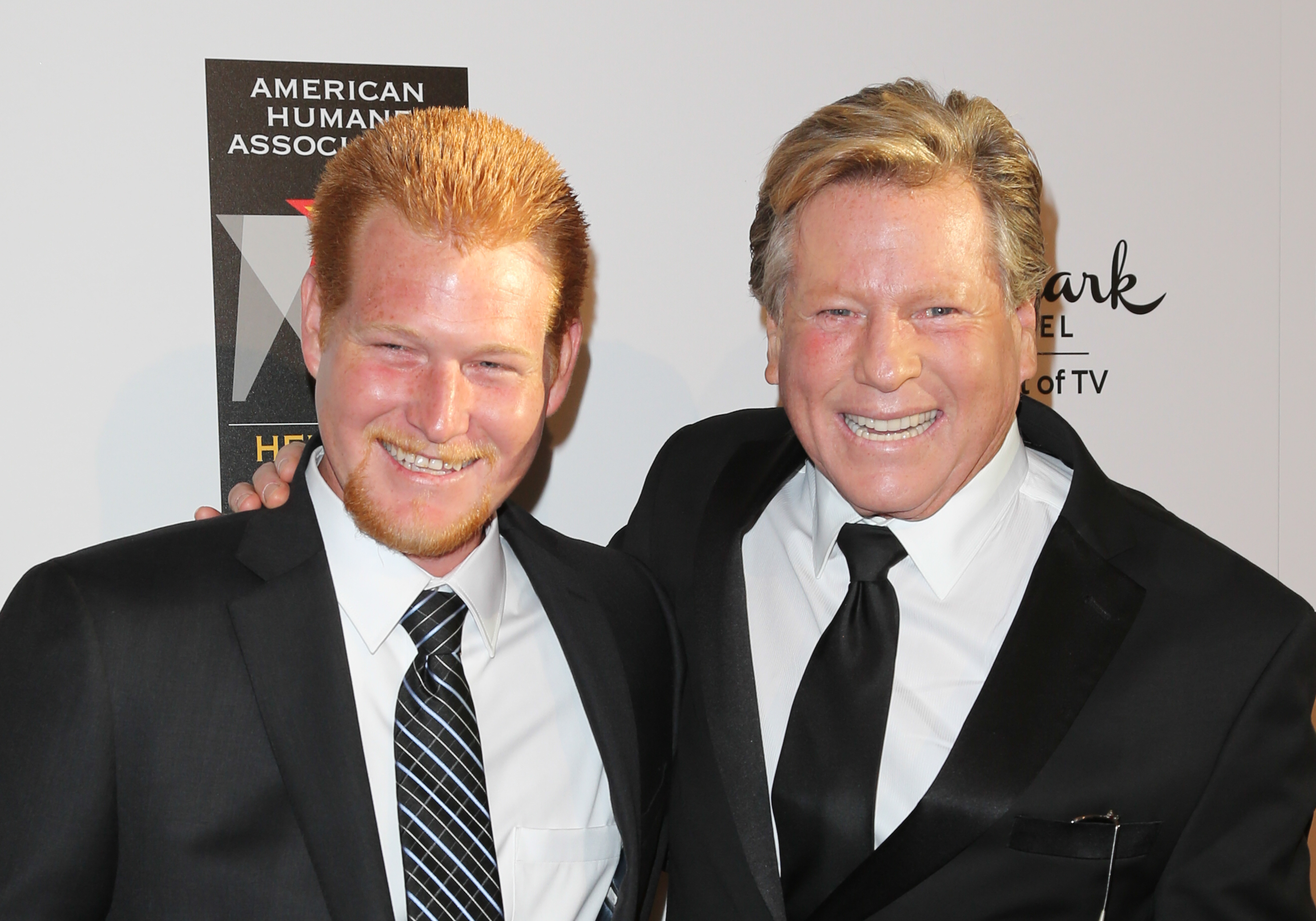 Redmond O'Neal et Ryan O'Neal le 5 octobre 2013 à Beverly Hills, Californie | Source : Getty Images