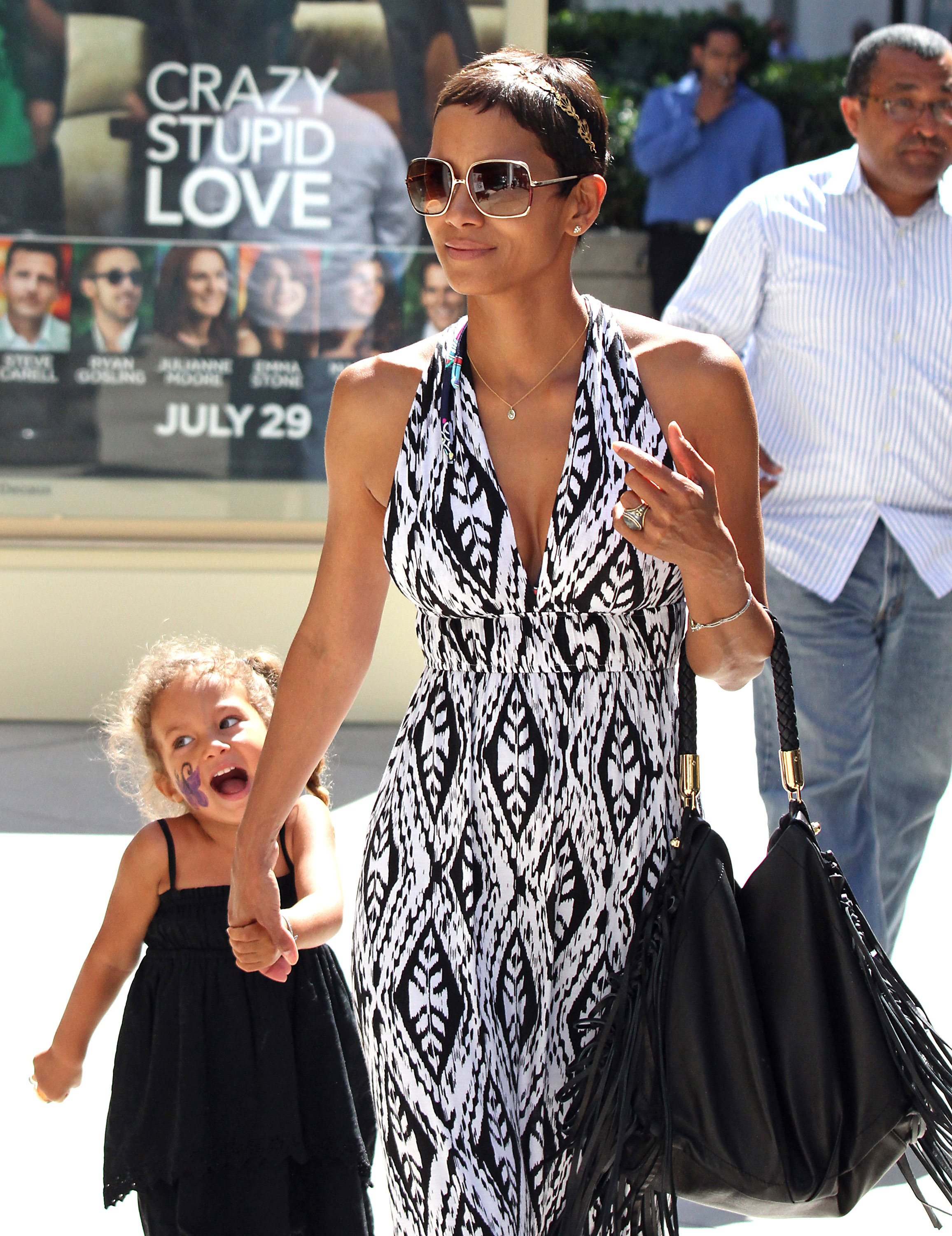 Halle Berry et sa fille Nahla Aubry à Los Angeles en 2011 | Source : Getty Images