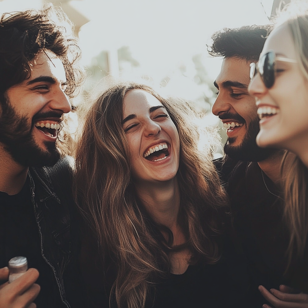 Un groupe de personnes qui rient | Source : Midjourney