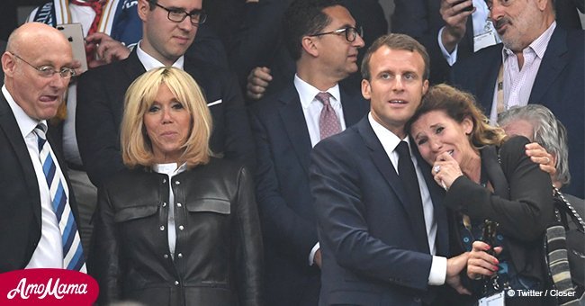 Qui était la femme qui pleurait dans les bras d'Emmanuel Macron au Stade de France ?