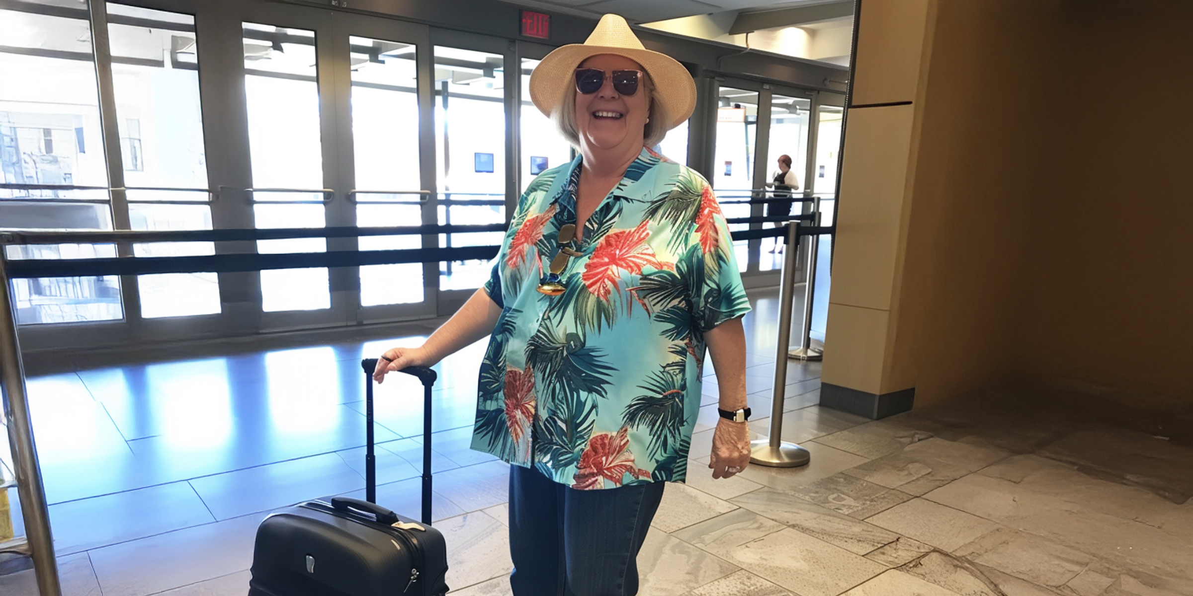 Une femme debout dans un aéroport | Source : AmoMama