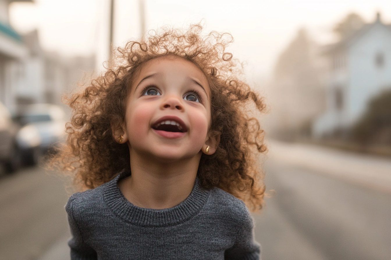 Une jeune fille insistante qui s'adresse à quelqu'un | Source : Midjourney