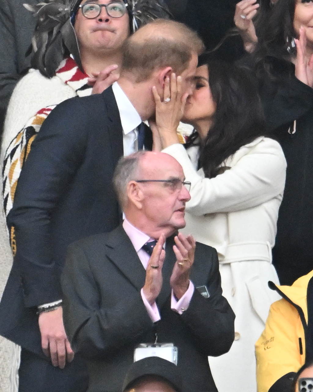 Le prince Harry et Meghan Markle lors de la cérémonie d'ouverture des Invictus Games 2025 à BC Place, le 8 février 2025, à Vancouver, en Colombie-Britannique, au Canada | Source : Getty Images