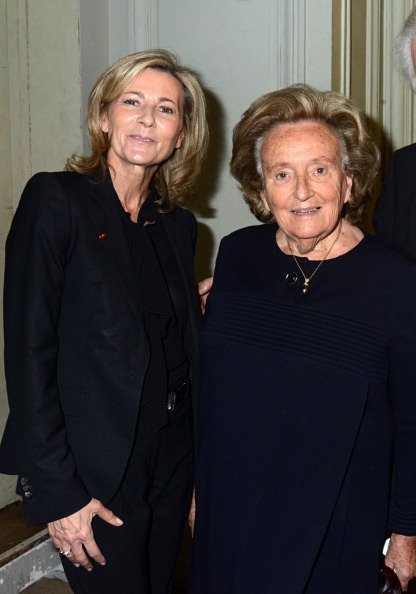 Claire Chazal et Bernadette Chirac assistent aux'Pieces Jaunes' | Getty Images