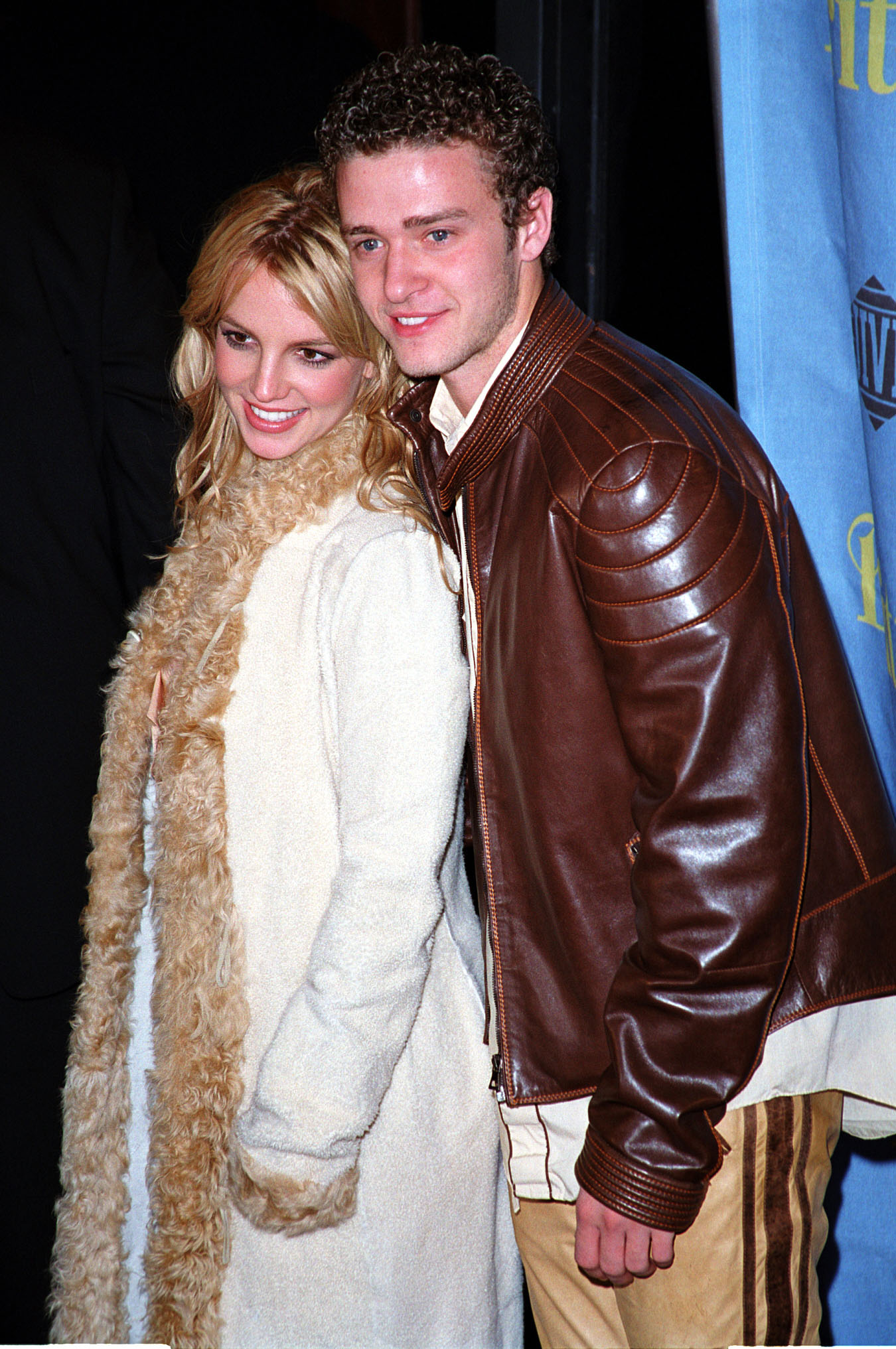 Britney Spears et Justin Timberlake lors de la soirée de sortie de son album à New York le 6 novembre 2001 | Source : Getty Images