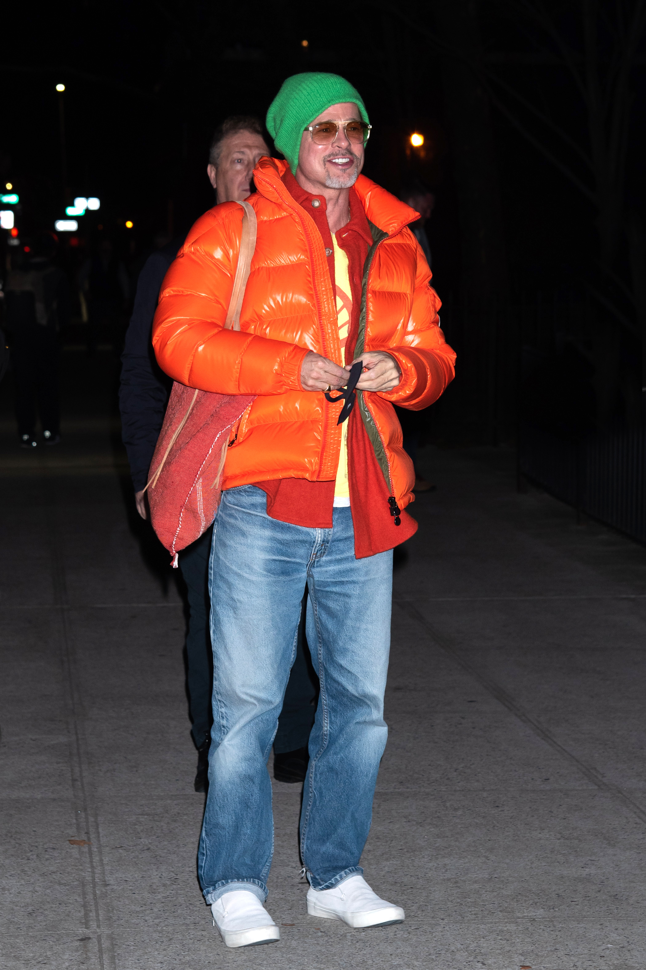 Brad Pitt le 30 janvier 2023 à New York. | Source : Getty Images : Getty Images