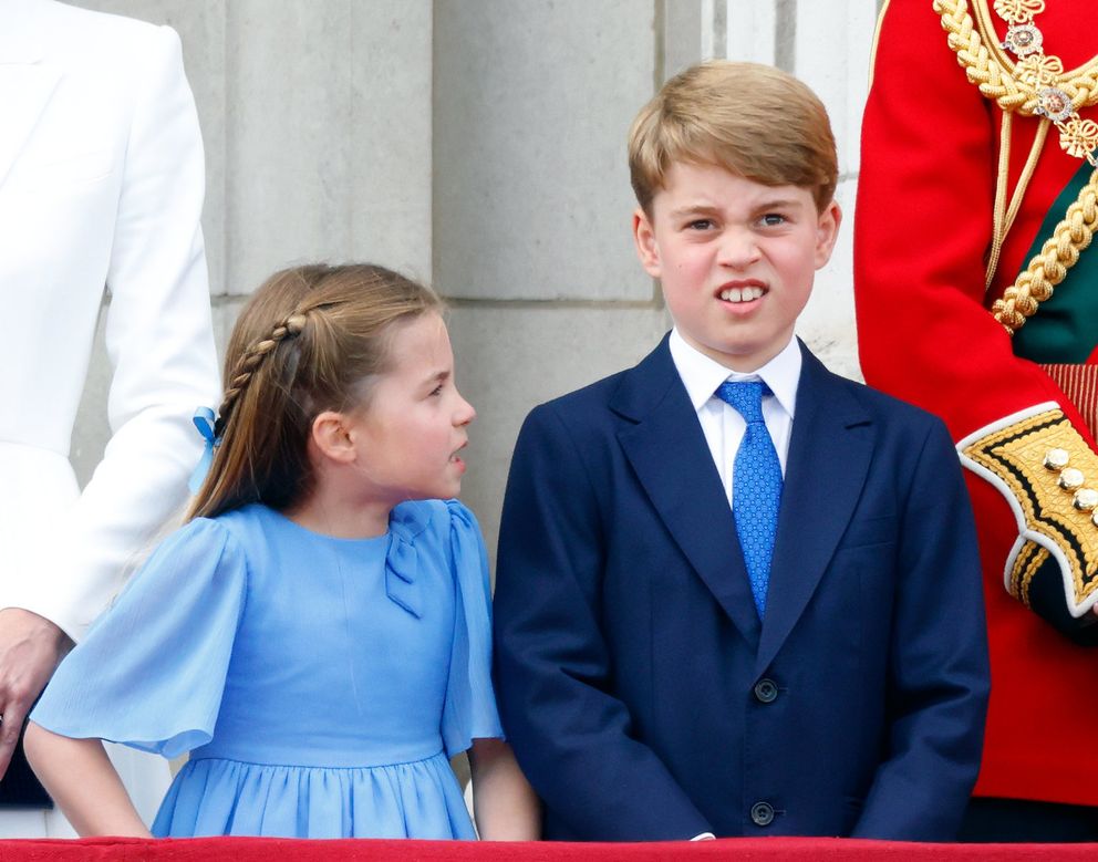 La princesse Charlotte et le prince George à Londres en 2022. | Source : Getty Images