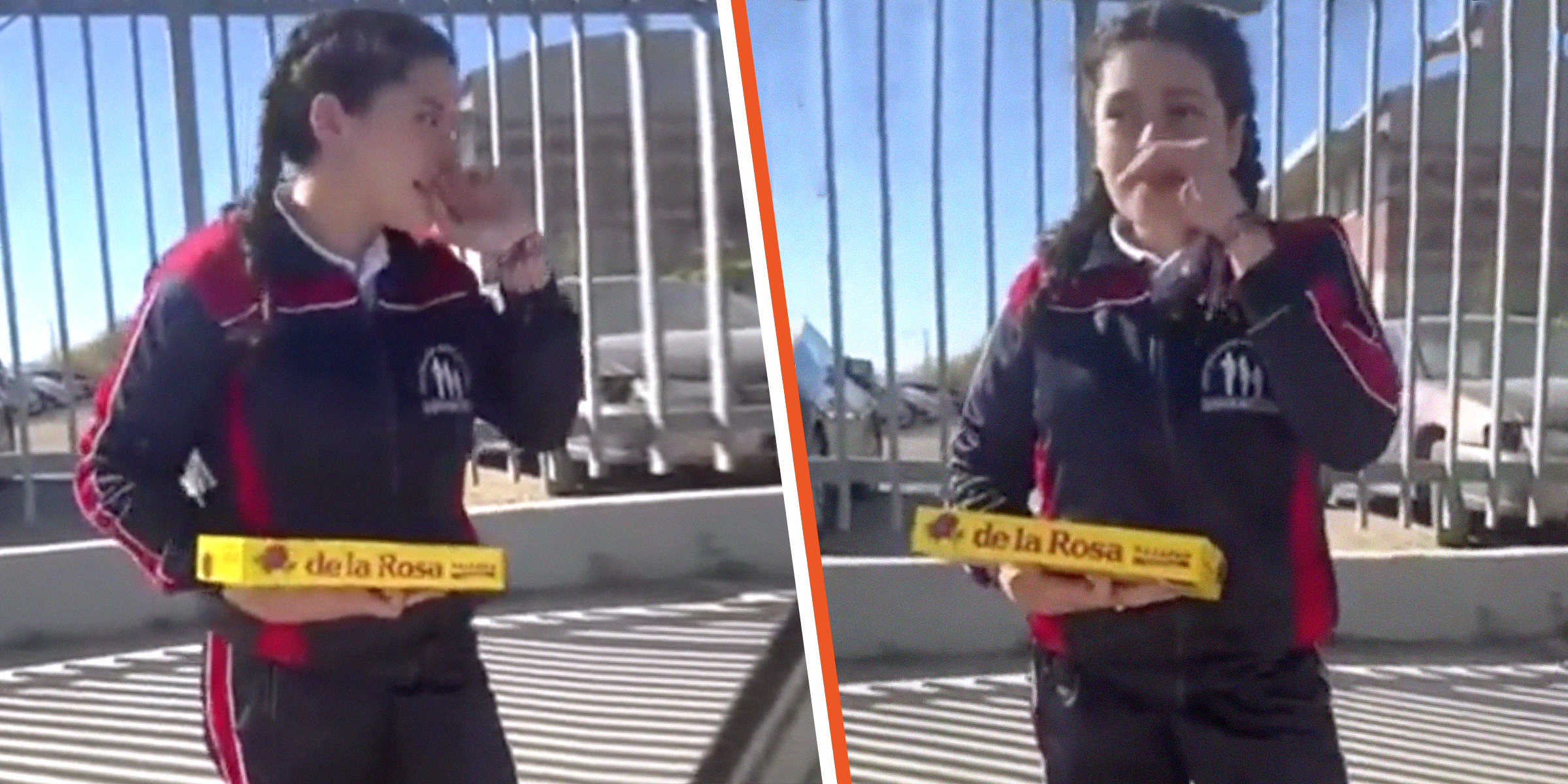 Une jeune fille qui doit vendre dans la rue en guise de punition | Source : tiktok.com/ventaneando_tiktokers