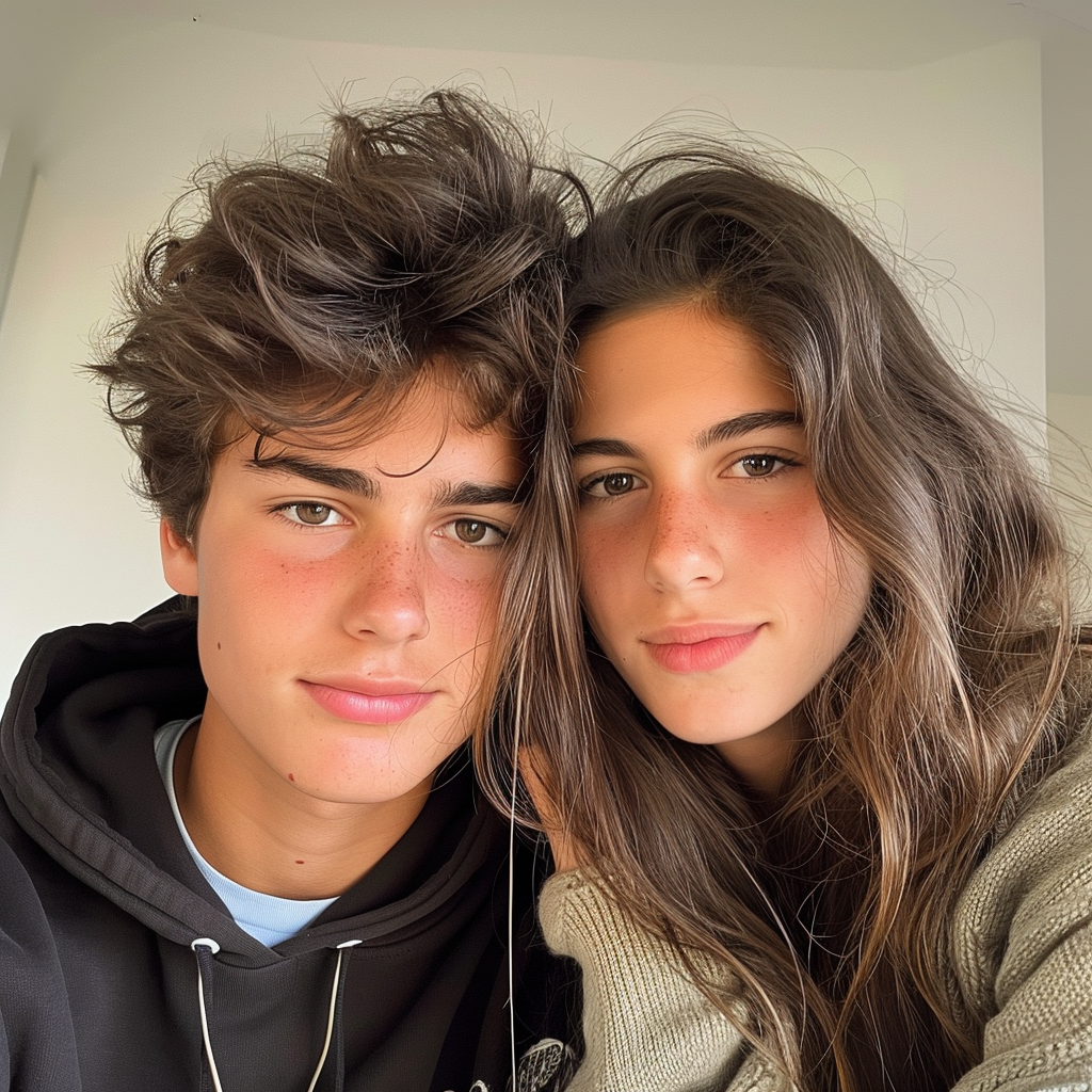 Frère et sœur adolescents | Source : Midjourney