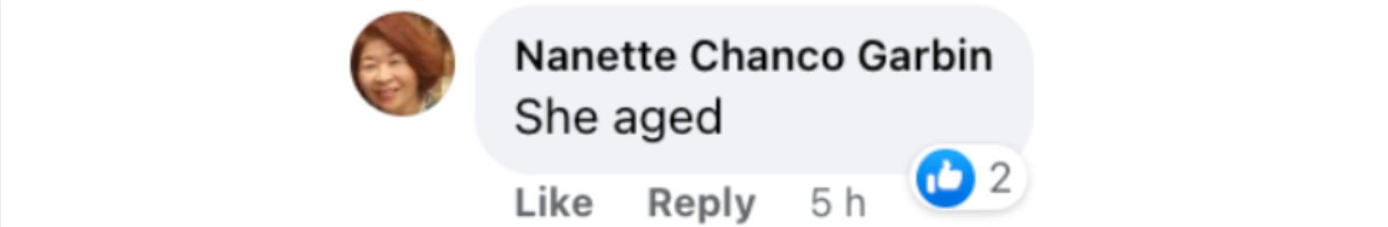 Le commentaire d'un fan sur le post Facebook de Daily Mail montrant Jennifer Aniston à Paris, France, le 15 mars 2023 | Source : Facebook/Daily Mail