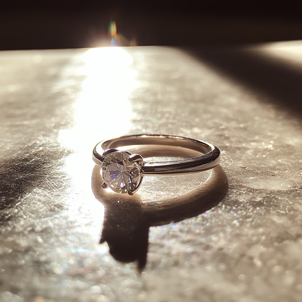 Une bague sur un comptoir | Source : Midjourney